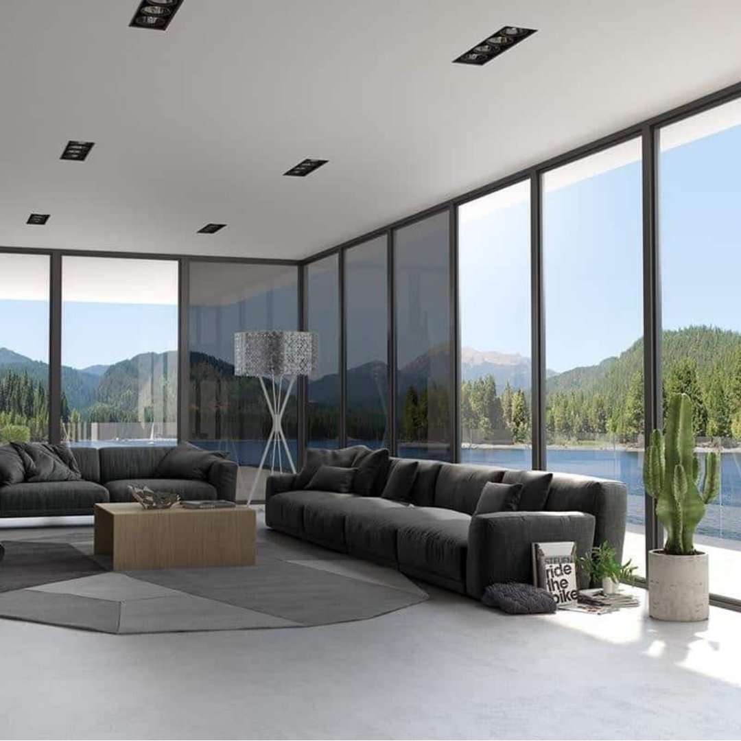 GenVue Shade dynamic smart glass switching between transparent and opaque states
