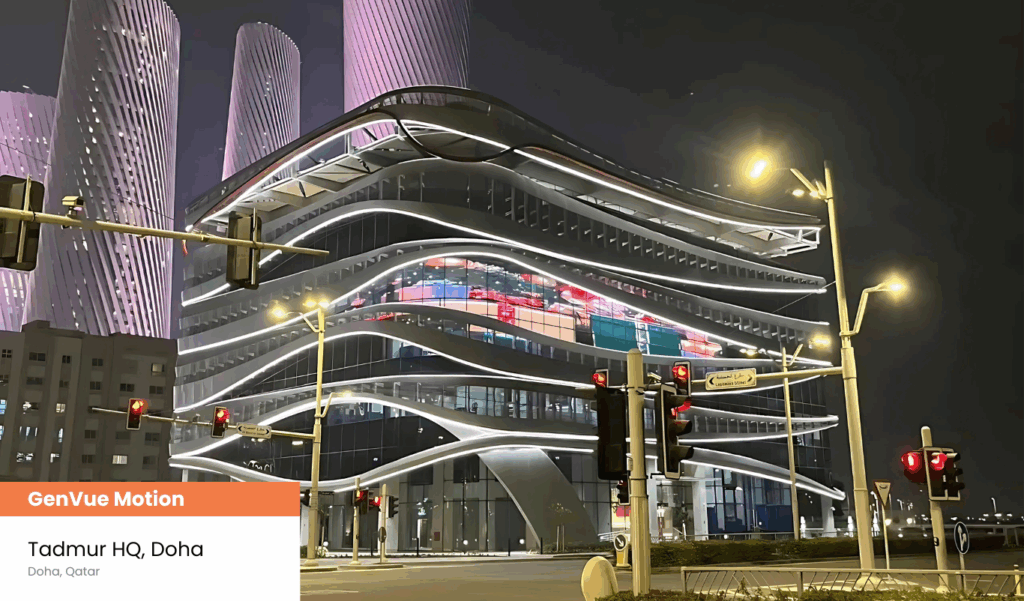 GenVue Motion at Tadmur HQ, Doha, Qatar